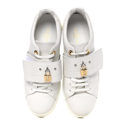 Louis Vuitton Calfskin Front Row Sneaker 38.5 White 6 of 13