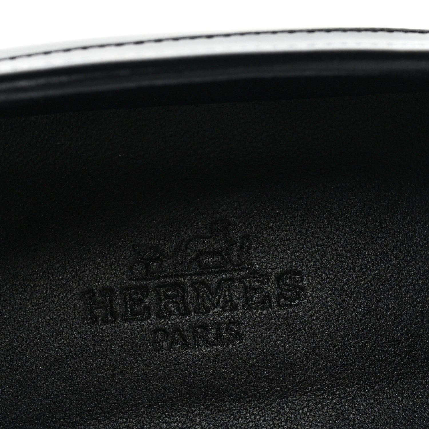 Hermes Calfskin Womens Faubourg Loafers 35 Black 8 of 10