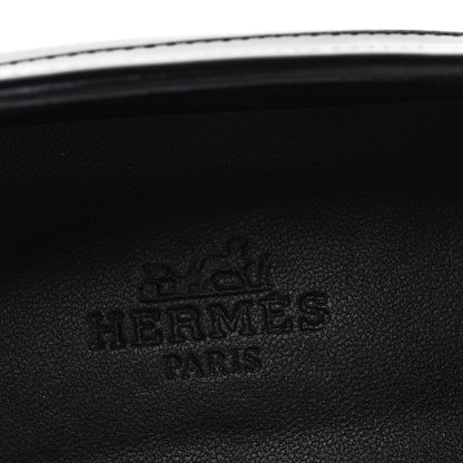 Hermes Calfskin Womens Faubourg Loafers 35 Black 8 of 10