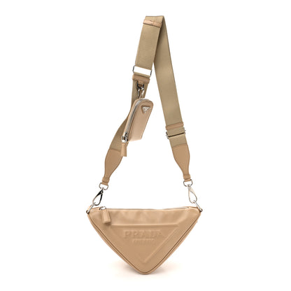 Prada Grace Lux Triangle Shoulder Bag Sabbia 1 of 9