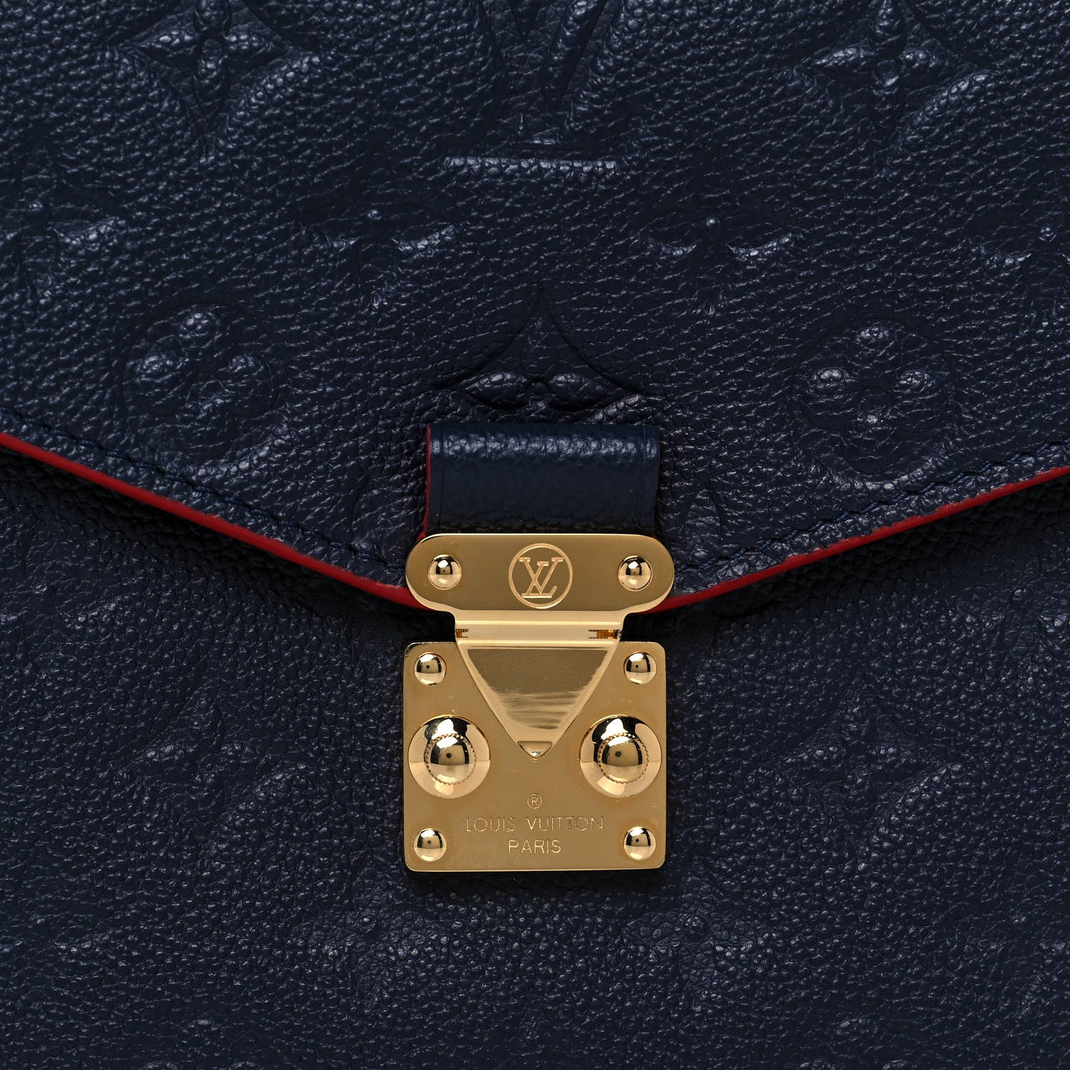 Louis Vuitton Empreinte Pochette Metis Marine Rouge 7 of 12