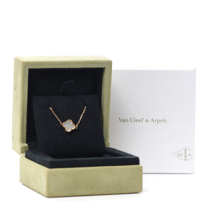 Van Cleef & Arpels 18K Yellow Gold Mother of Pearl Sweet Alhambra Bracelet 8 of 8