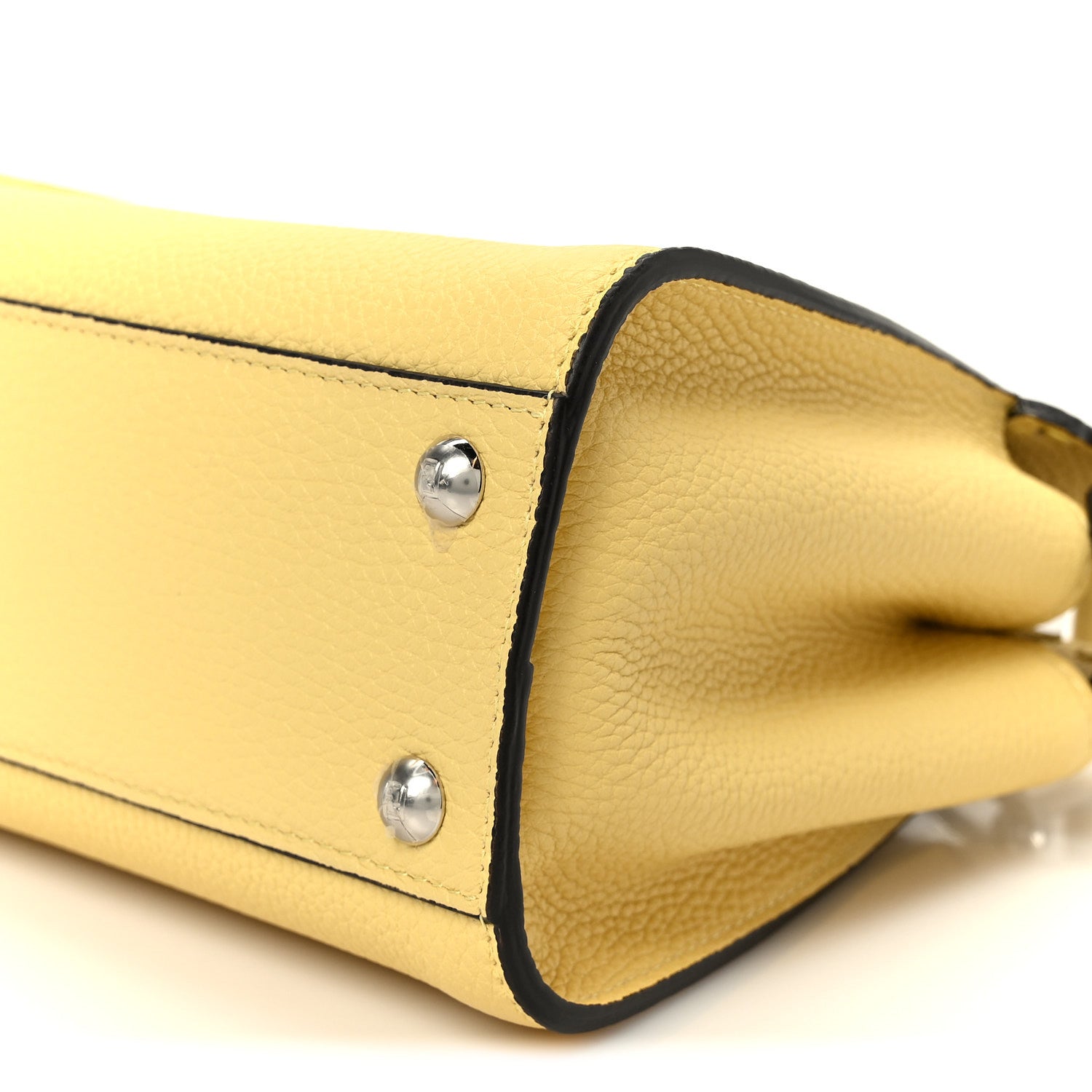 Fendi Cuoio Romano Sellerissima Mini Peekaboo Iconic Satchel Sorbetto 12 of 13