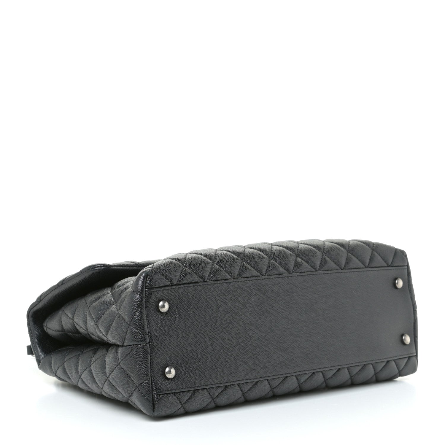 Chanel Caviar Quilted Medium Coco Handle Flap Black 7 of 18