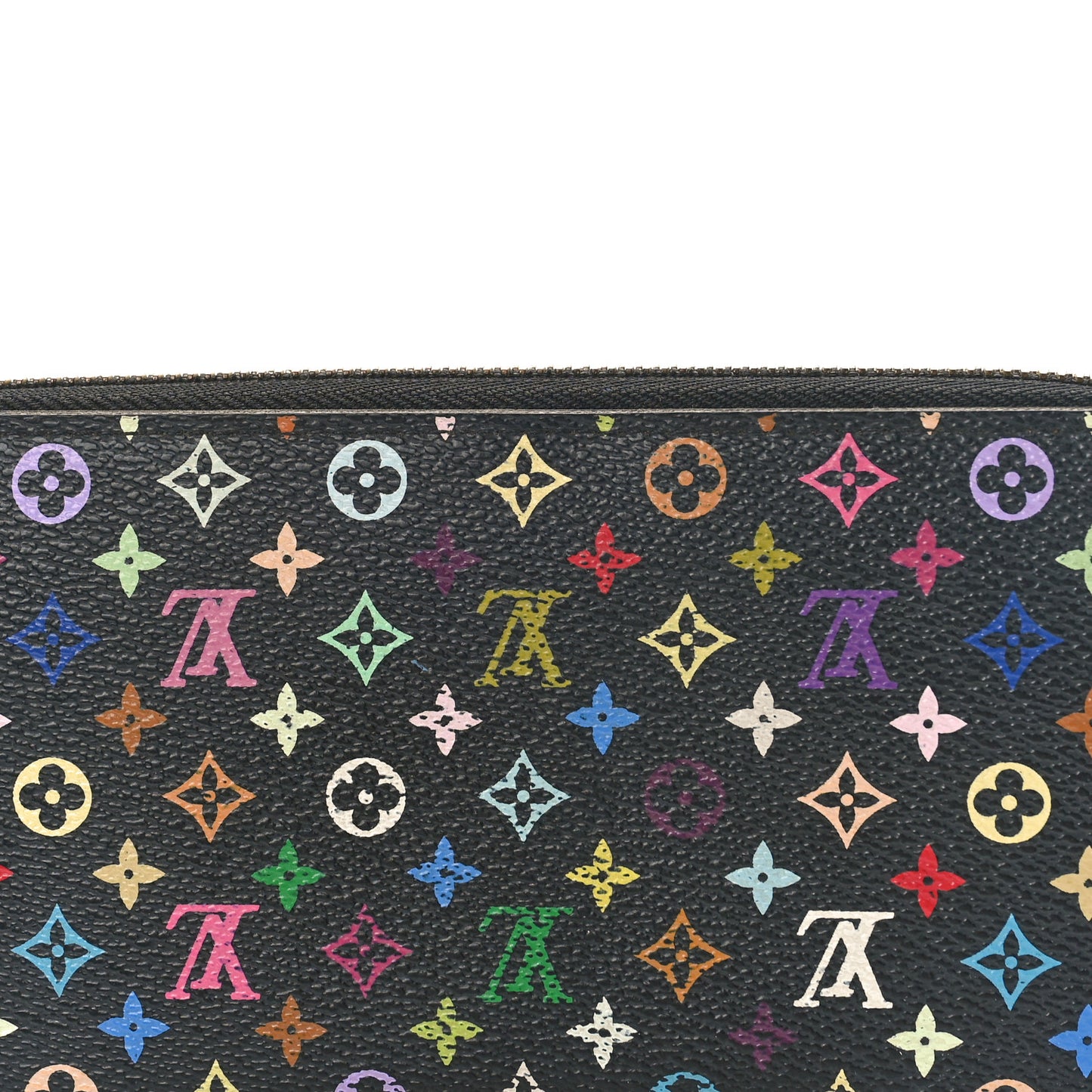 Monogram Multicolor Zippy Wallet Black Grenade