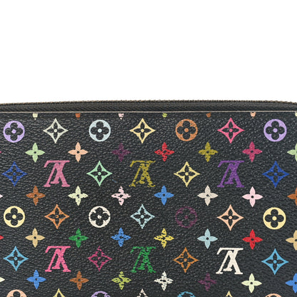 Louis Vuitton Monogram Multicolor Zippy Wallet Black Grenade 9 of 9