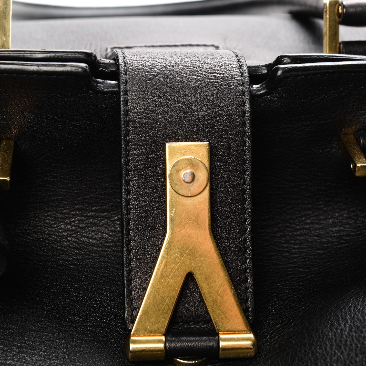 Saint Laurent Calfskin Medium Classic Y Cabas Black 7 of 9