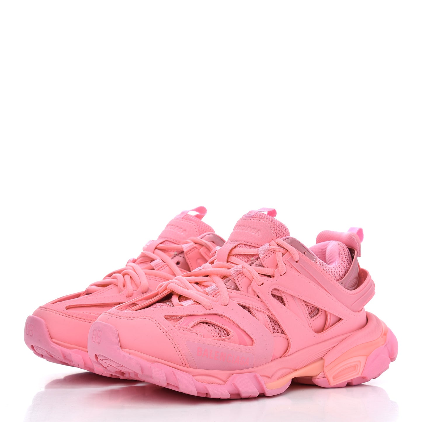 Mesh Nylon Womens Track Sneakers 37 Pink