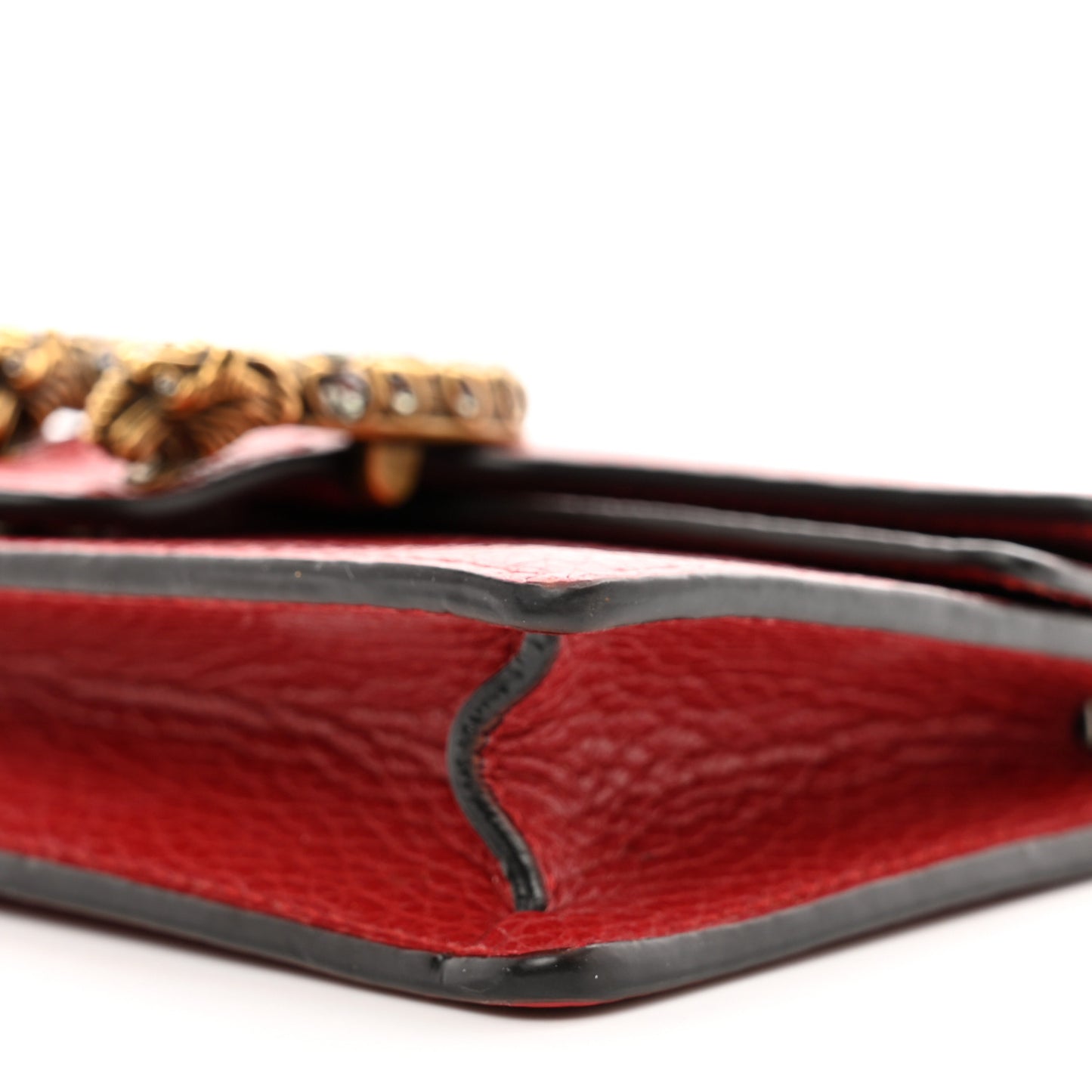 Calfskin Super Mini Dionysus Shoulder Bag Hibiscus Red