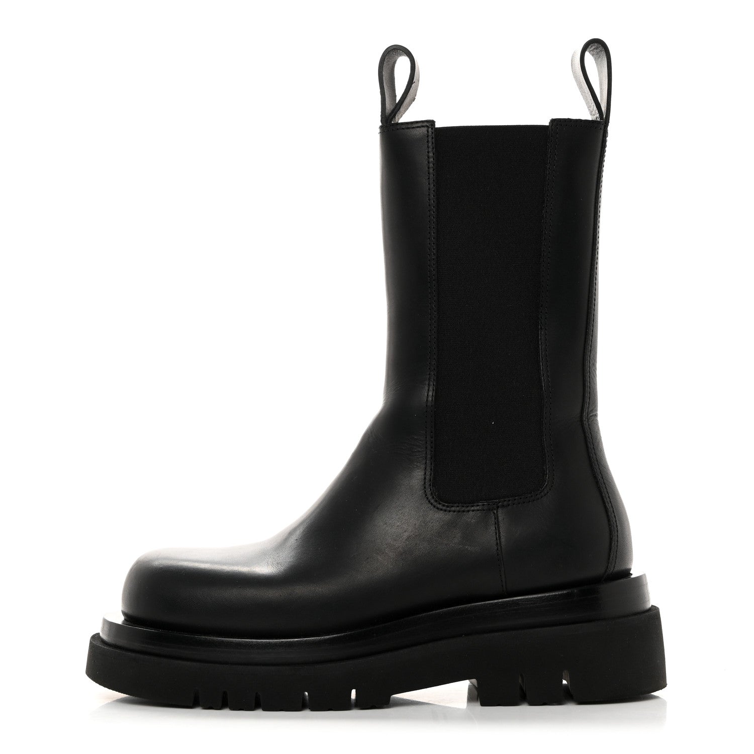 Bottega Veneta Calfskin The Lug Chelsea 55mm Boots 36 Black 1 of 9