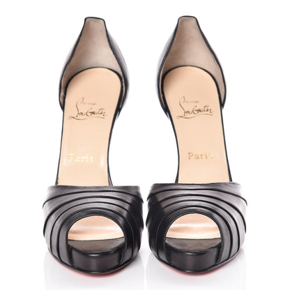 Christian Louboutin Nappa Turbella 120 Platform Sandals 40.5 Black 2 of 13