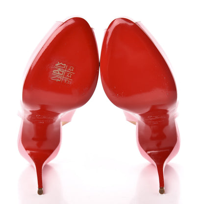 Christian Louboutin Patent Private Number 120 Pumps 38 Rose 5 of 10