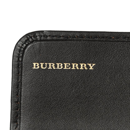 Burberry Haymarket Check Penrose Continental Wallet Chocolate 6 of 7