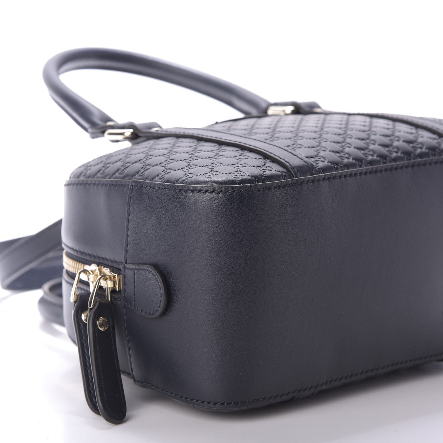 Soft Microguccissima Small Crossbody Bag Blue
