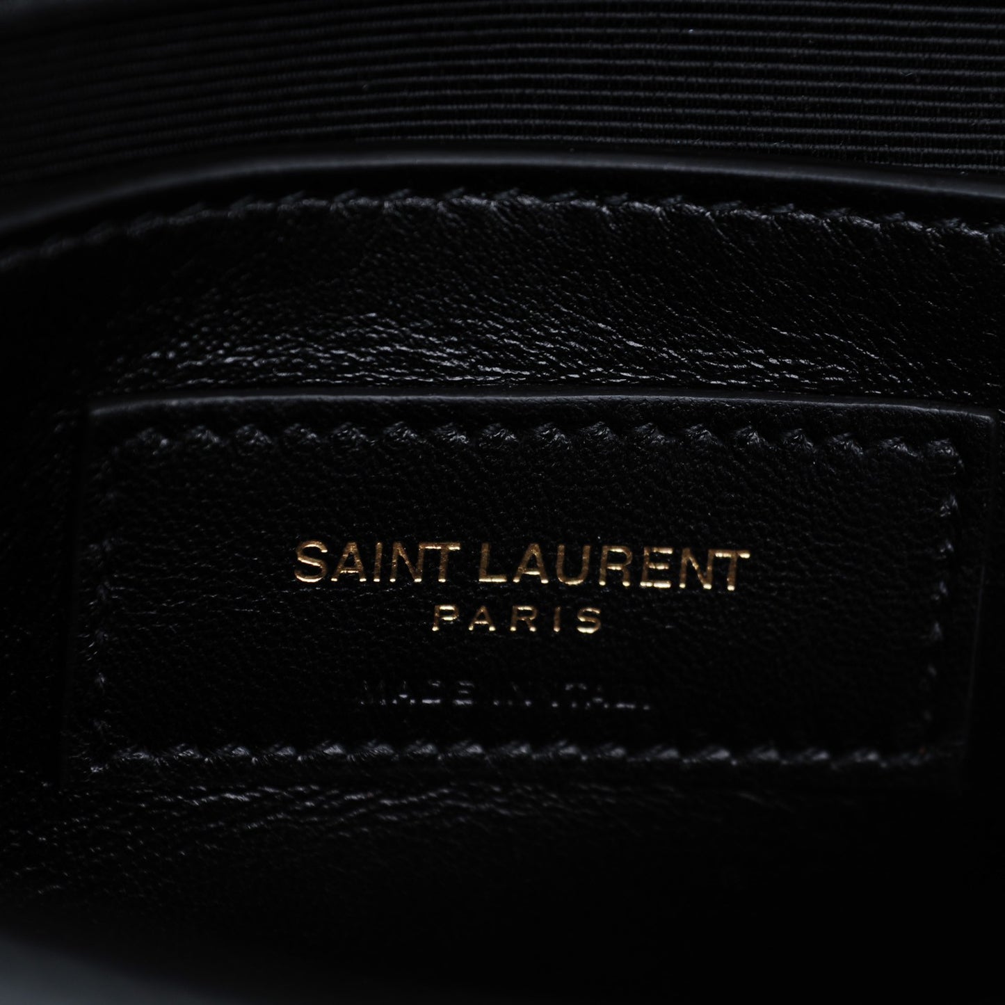Calfskin Small Monogram Kate Tassel Heart Satchel Black Rouge