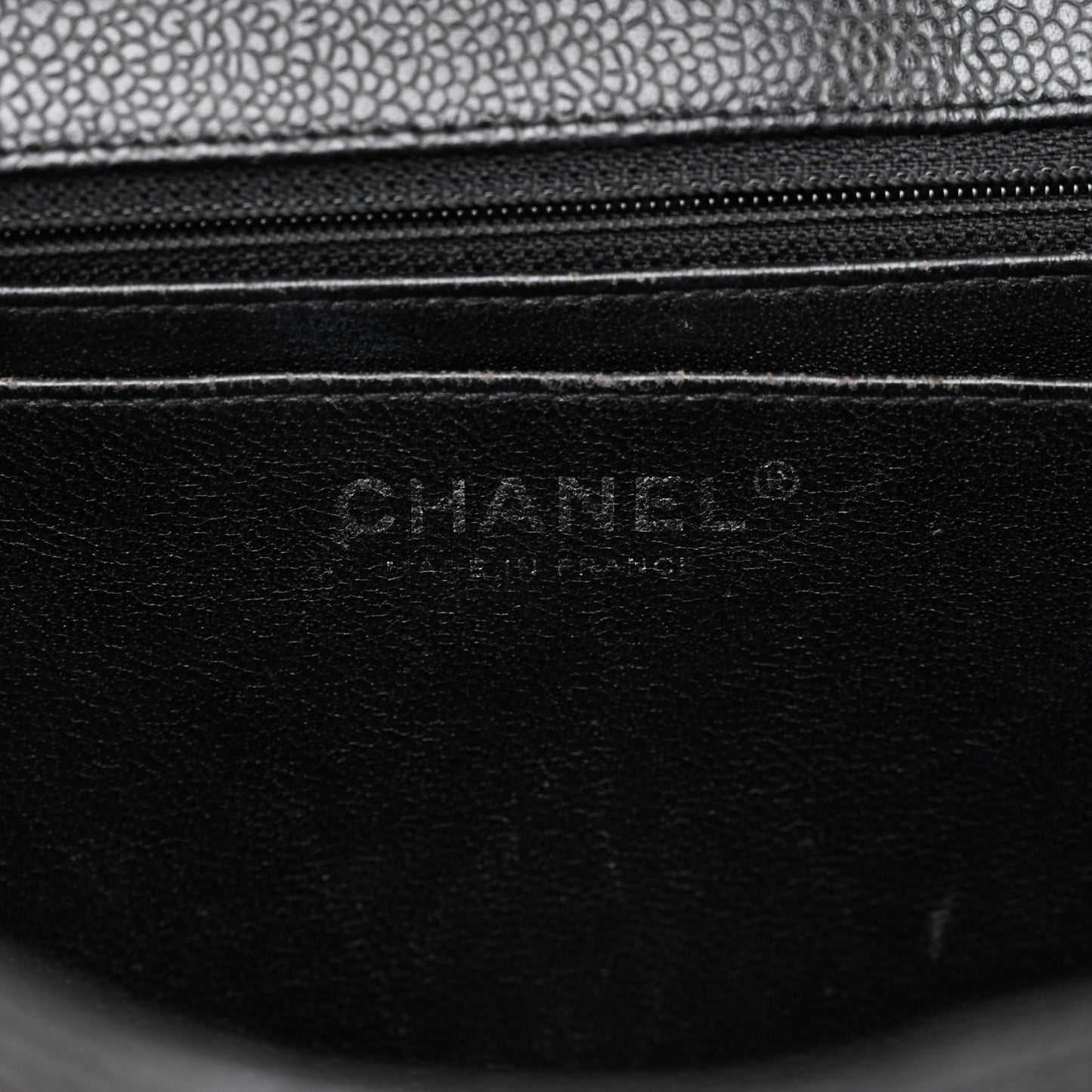 Caviar Quilted Jumbo Single Flap Black