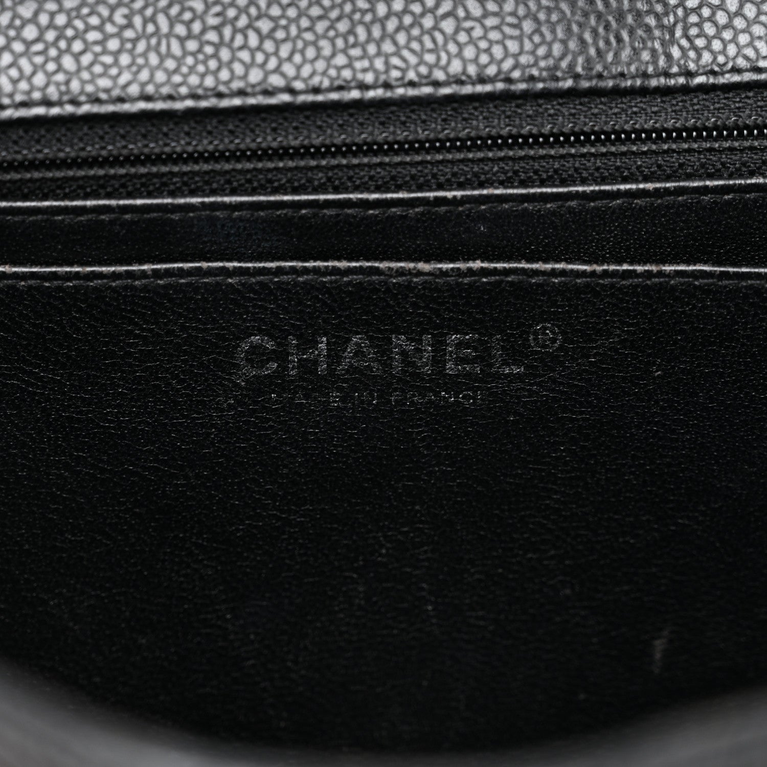 Chanel Caviar Quilted Jumbo Single Flap Black 7 of 19