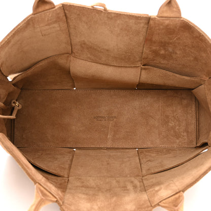 Bottega Veneta Suede Maxi Intrecciato Small Arco Tote 7 of 11