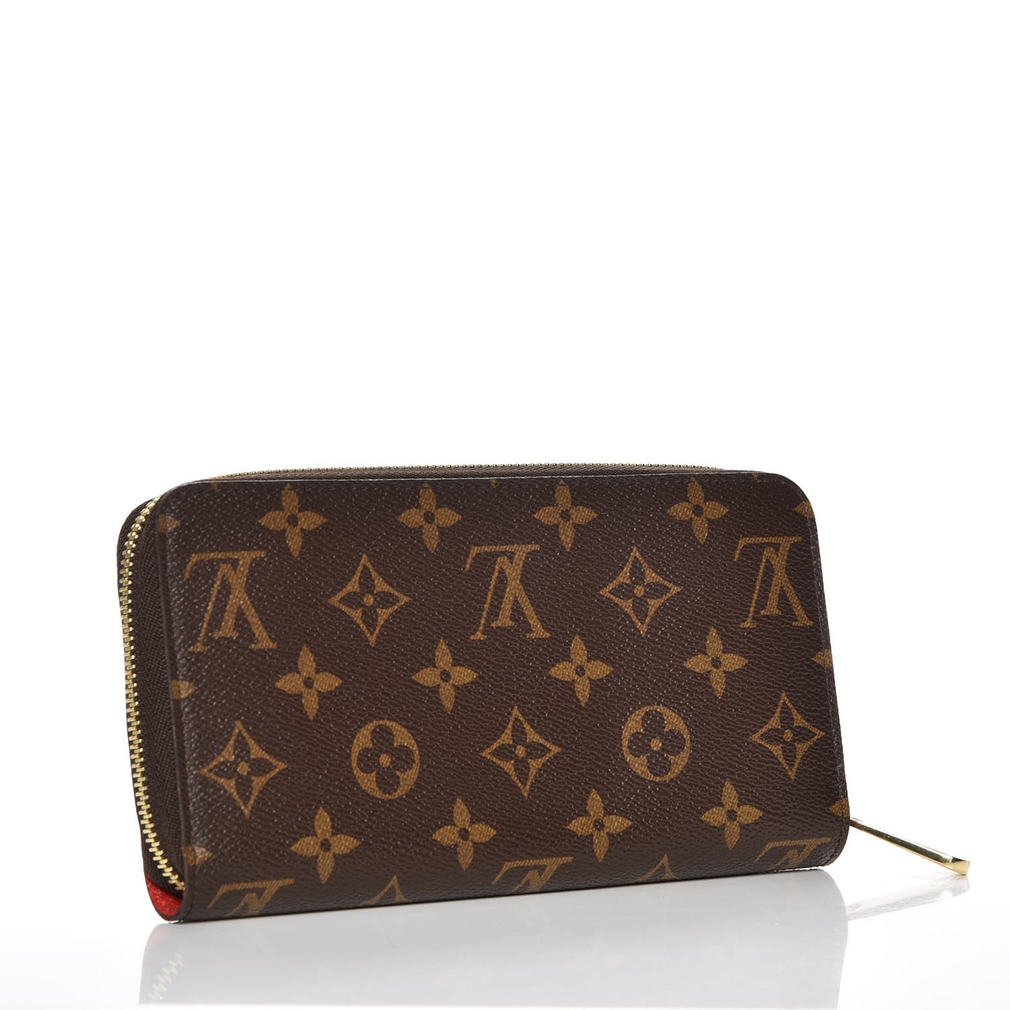 Monogram Zippy Wallet Coquelicot