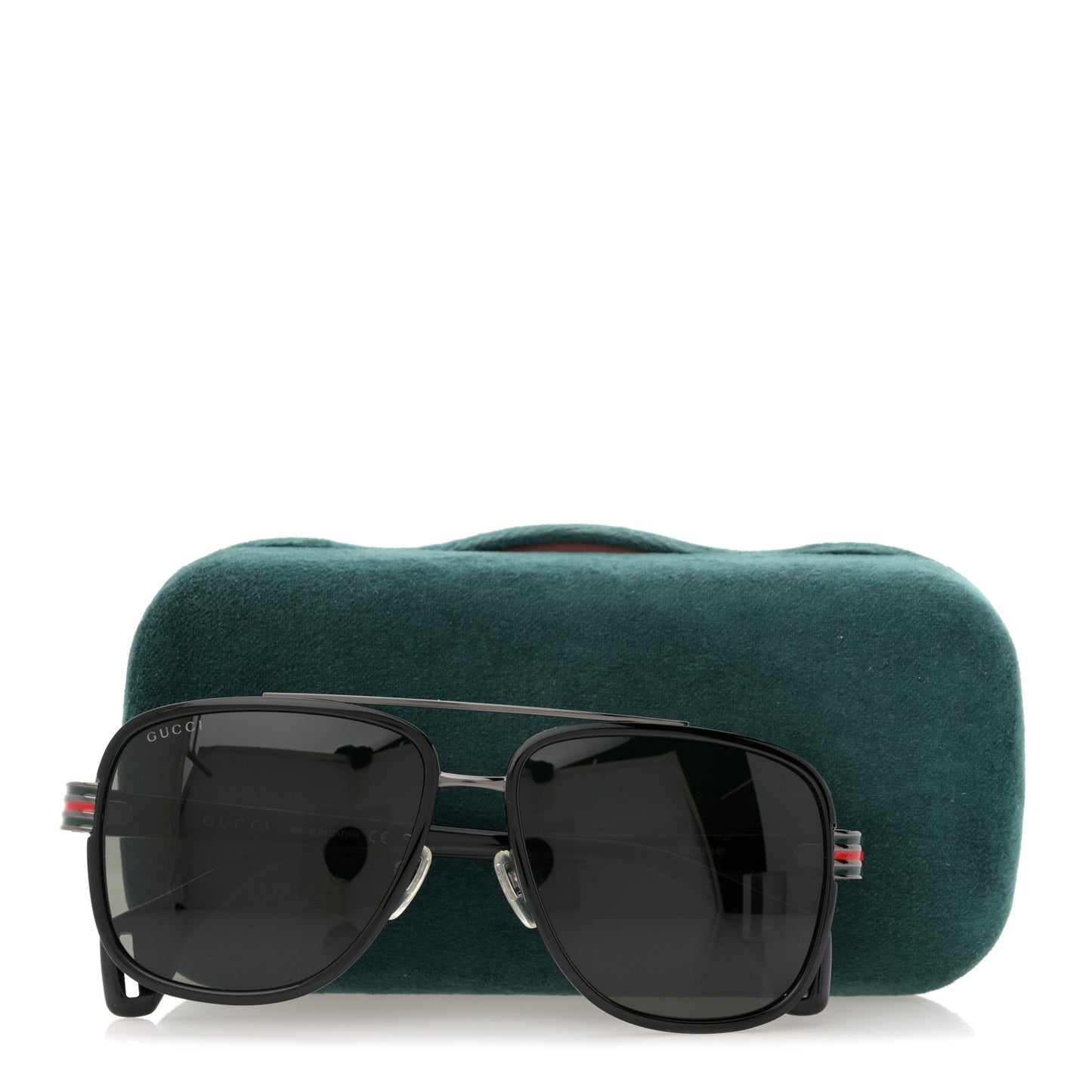 Acetate Aviator Sunglasses GG0448S Black
