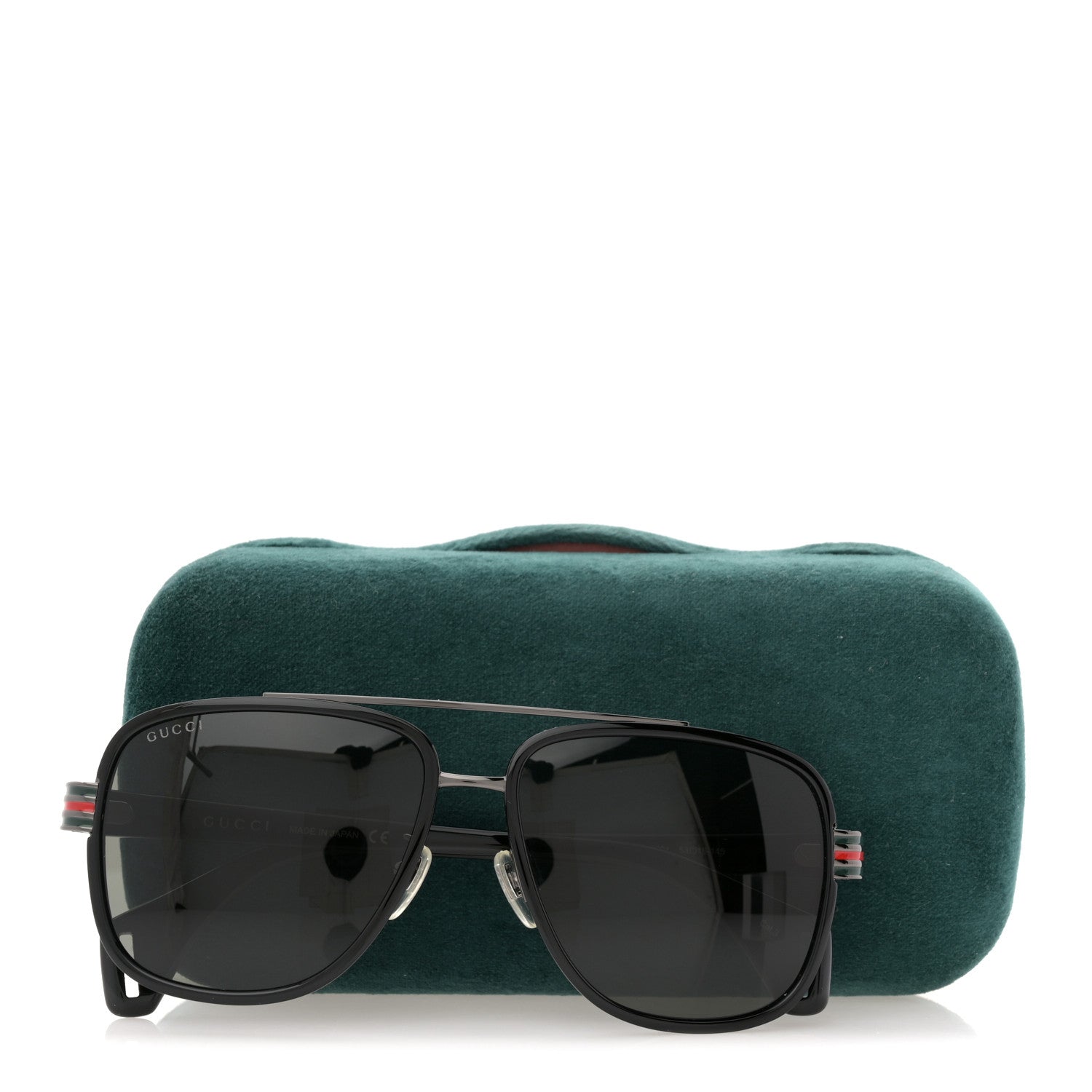 Gucci Acetate Aviator Sunglasses GG0448S Black 8 of 8