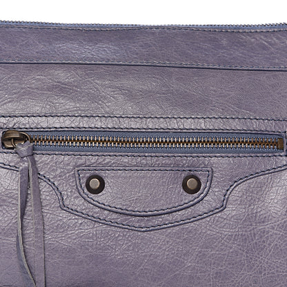 Balenciaga Agneau Classic Hardware Flat Handle Clutch Jacynthe 10 of 10