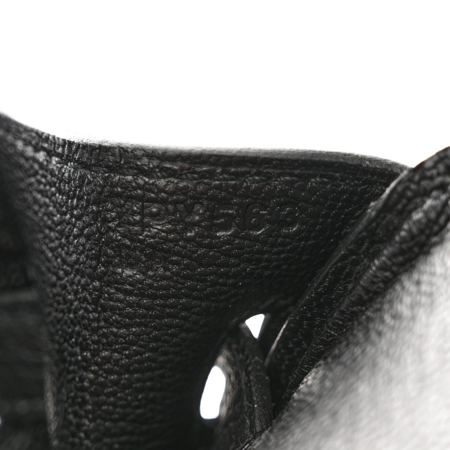 Hermes Togo Birkin 25 Black 7 of 12