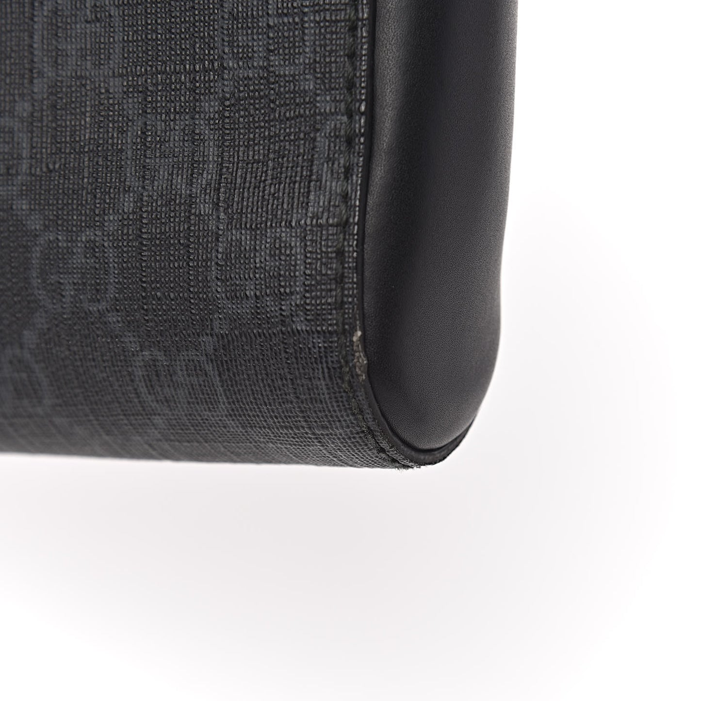 GG Supreme Monogram Web Small Flat Messenger Bag Black Grey