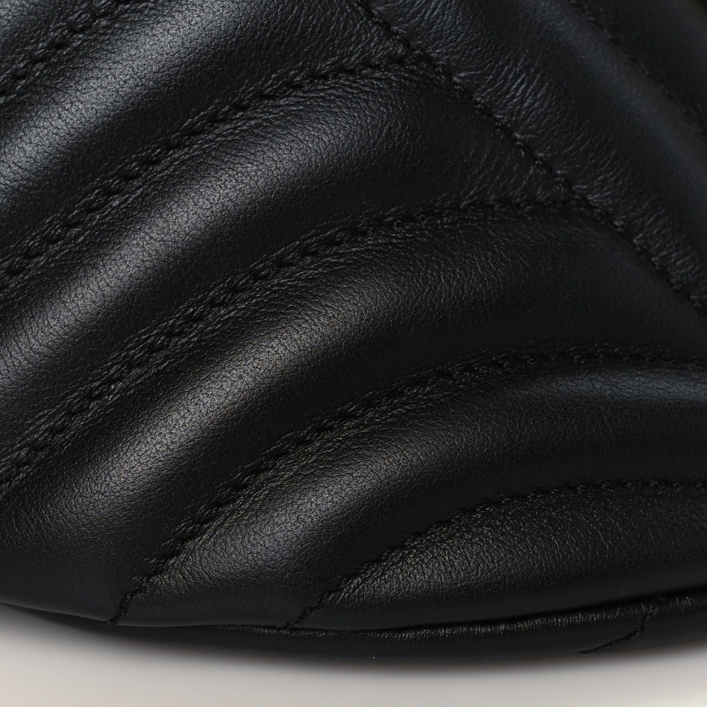 Calfskin Quilted New Wave Bumbag Black