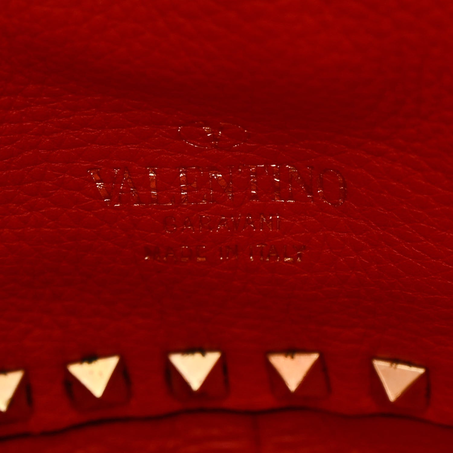 Valentino Garavani Pebbled Calfskin Medium Rockstud Reversible Tote Light Cuir Rosso Valentino 9 of 15