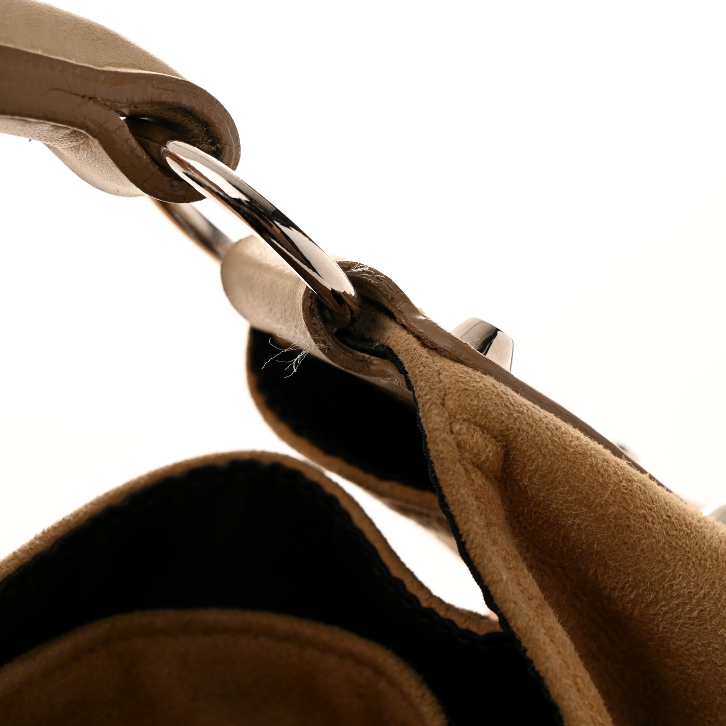 Suede Strike Hold Hobo Natural