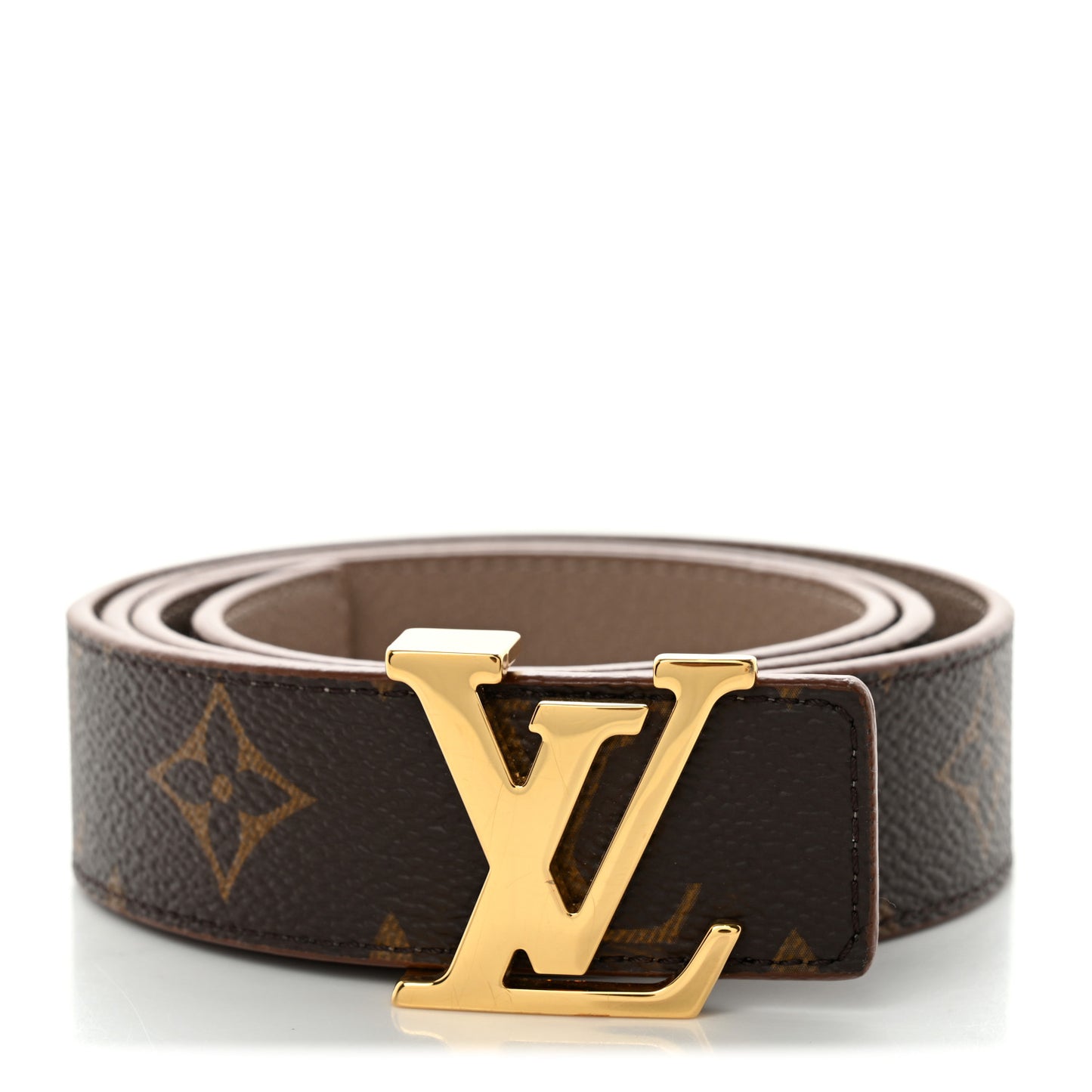 Calfskin Monogram 30mm LV Initiales Reversible Belt 85 34 Arizona