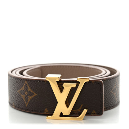 Louis Vuitton Calfskin Monogram 30mm LV Initiales Reversible Belt 85 34 Arizona 1 of 7