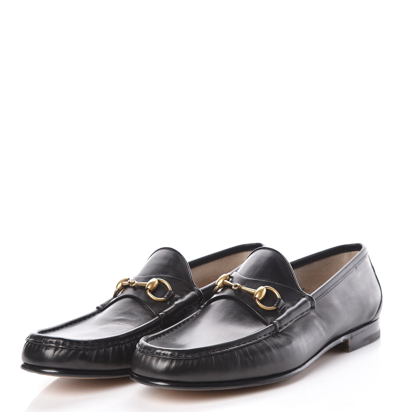 Calfskin Mens 1953 Horsebit Loafers 11 Black
