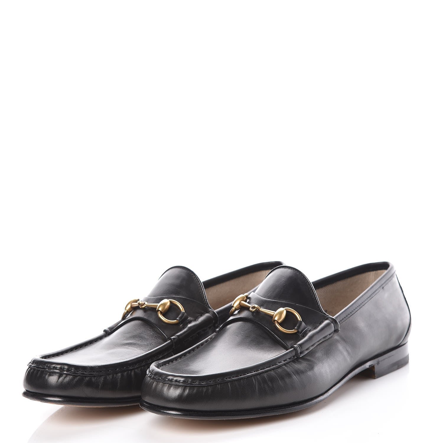 Gucci Calfskin Mens 1953 Horsebit Loafers 11 Black 3 of 7