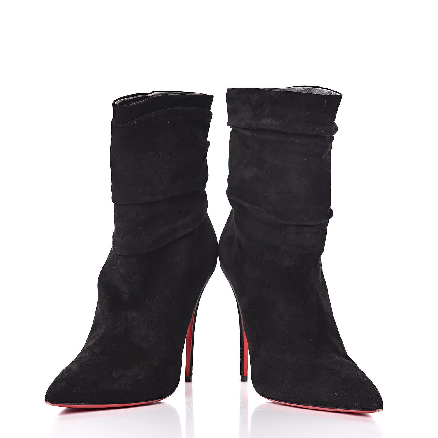Christian Louboutin Veau Velours Ishtar 100 Booties 38.5 Black 6 of 11