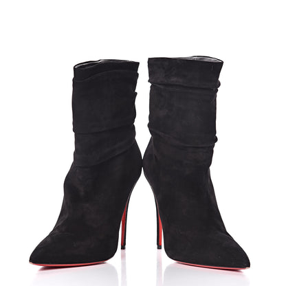 Christian Louboutin Veau Velours Ishtar 100 Booties 38.5 Black 6 of 11