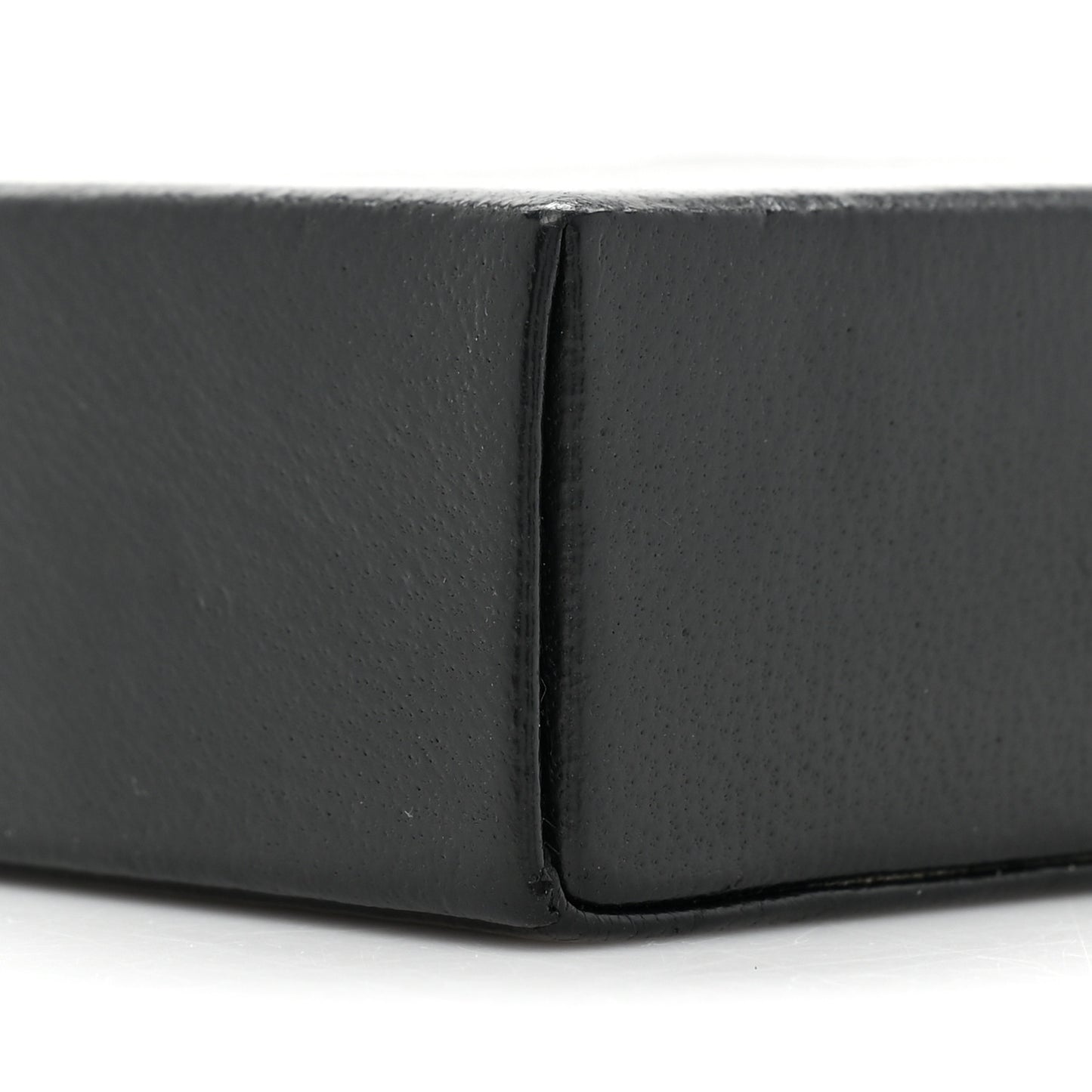 Lambskin Smoking Box Crossbody Black
