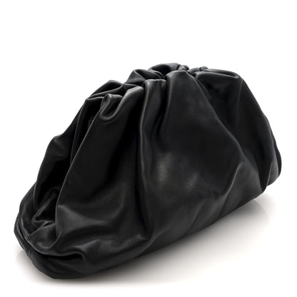 Bottega Veneta Smooth Butter Calf The Pouch Oversized Clutch Black 3 of 9