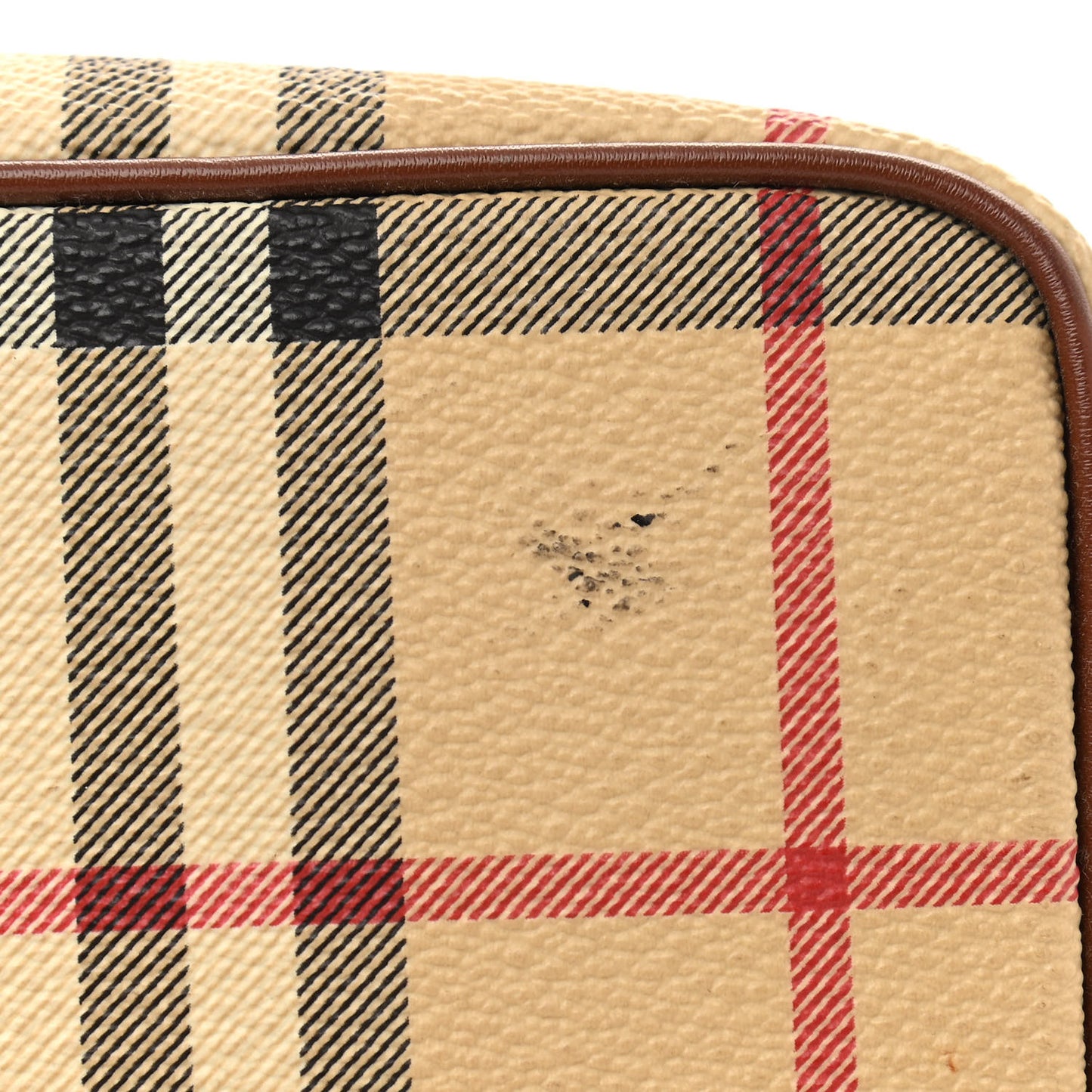 Haymarket Check Small Tote Brown