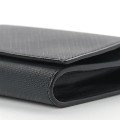 Burberry London Check Small Wallet With Strap Dark Charcoal 9 of 9