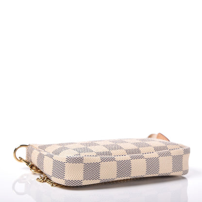 Louis Vuitton Damier Azur Mini Pochette Accessories 4 of 7