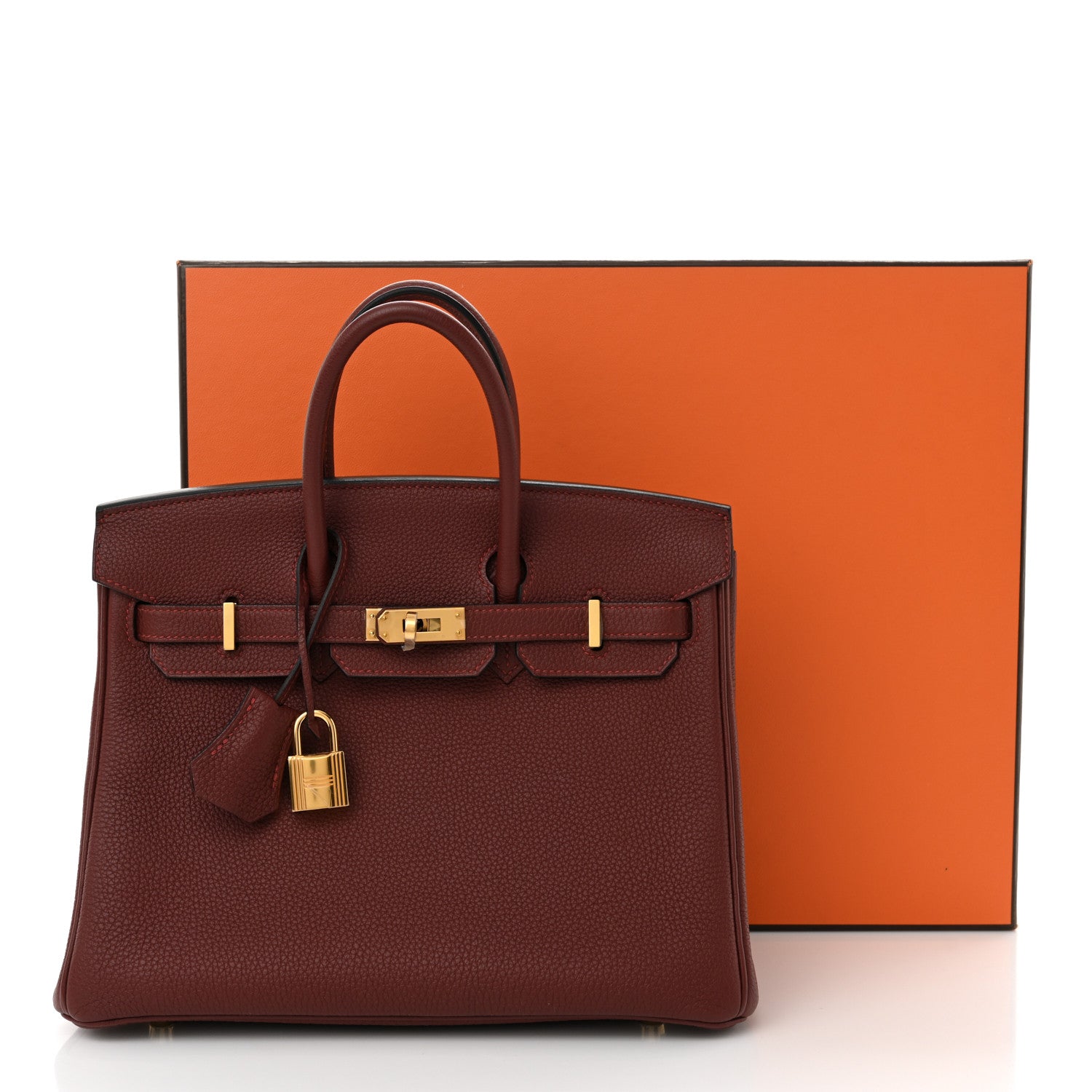 Hermes Togo Birkin 25 Rouge H 11 of 11