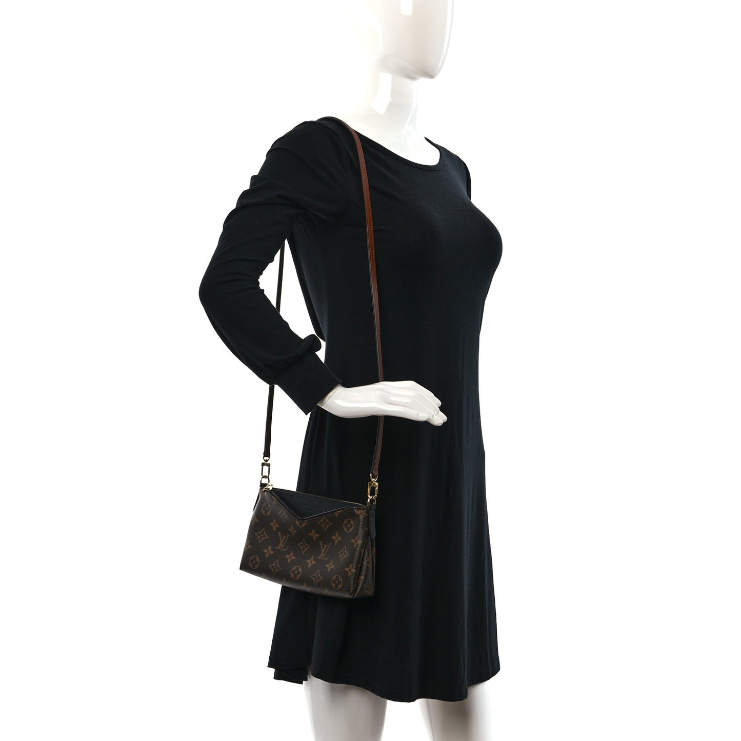 Monogram Pallas Clutch Black