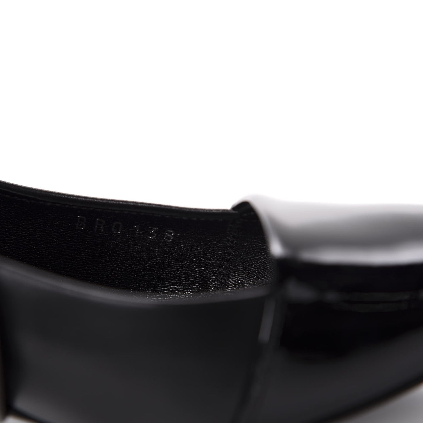 Calfskin Patent Monogram Cross Strap Pumps 39 Black