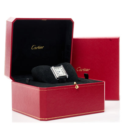 Cartier Stainless Steel Calfskin 24mm Tank Solo Quartz Watch 5 of 5