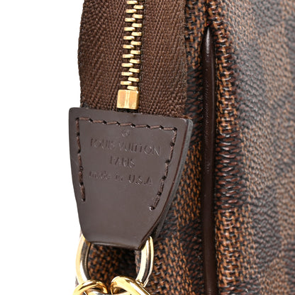 Louis Vuitton Damier Ebene Eva Clutch 6 of 14