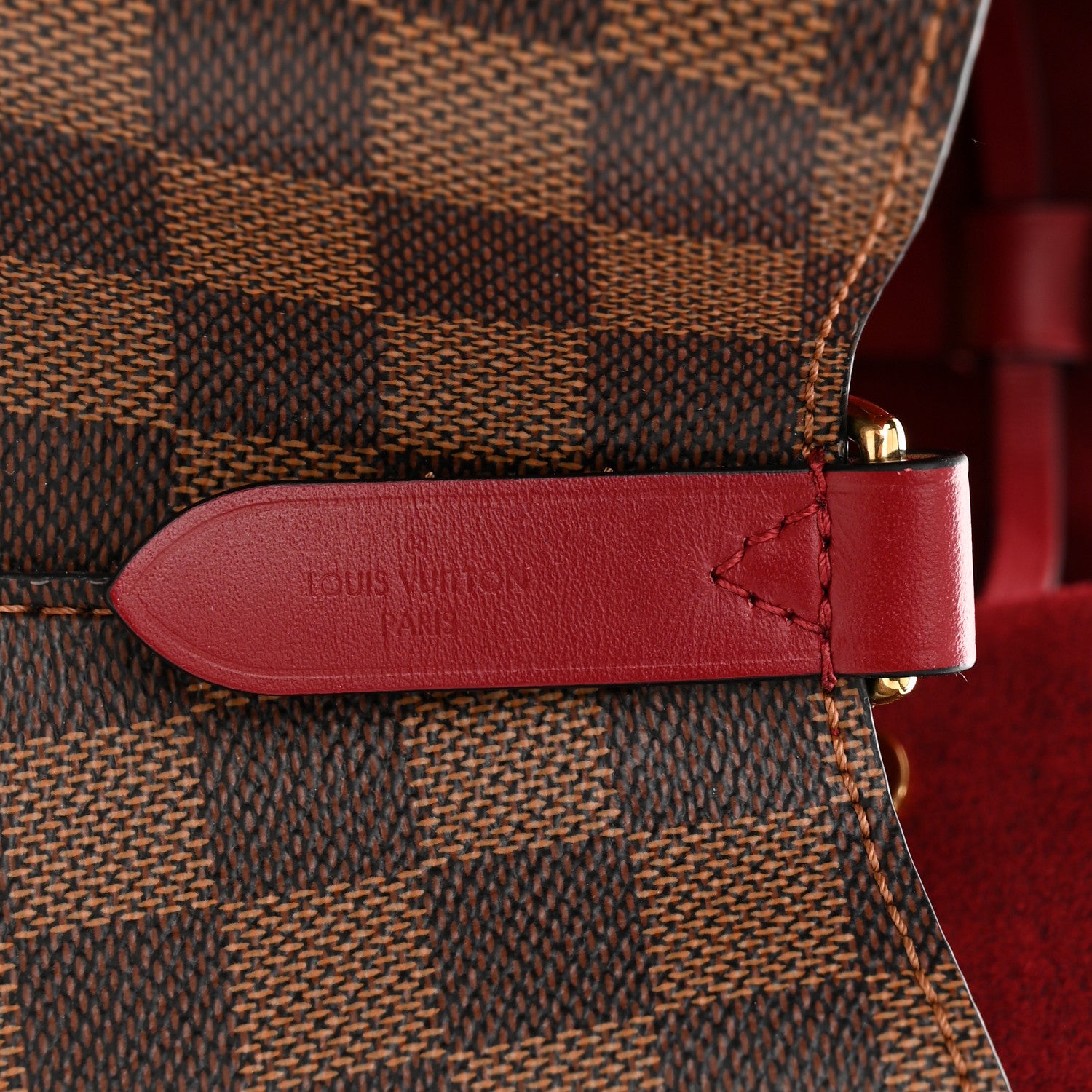 Louis Vuitton Damier Ebene Neonoe MM Cherry Berry 7 of 11