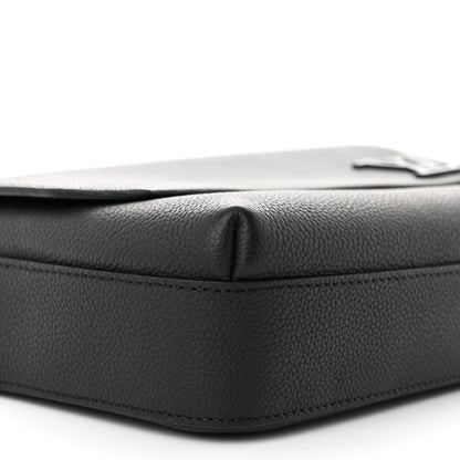 Louis Vuitton Calfskin Aerogram Fastline Messenger Black 8 of 11