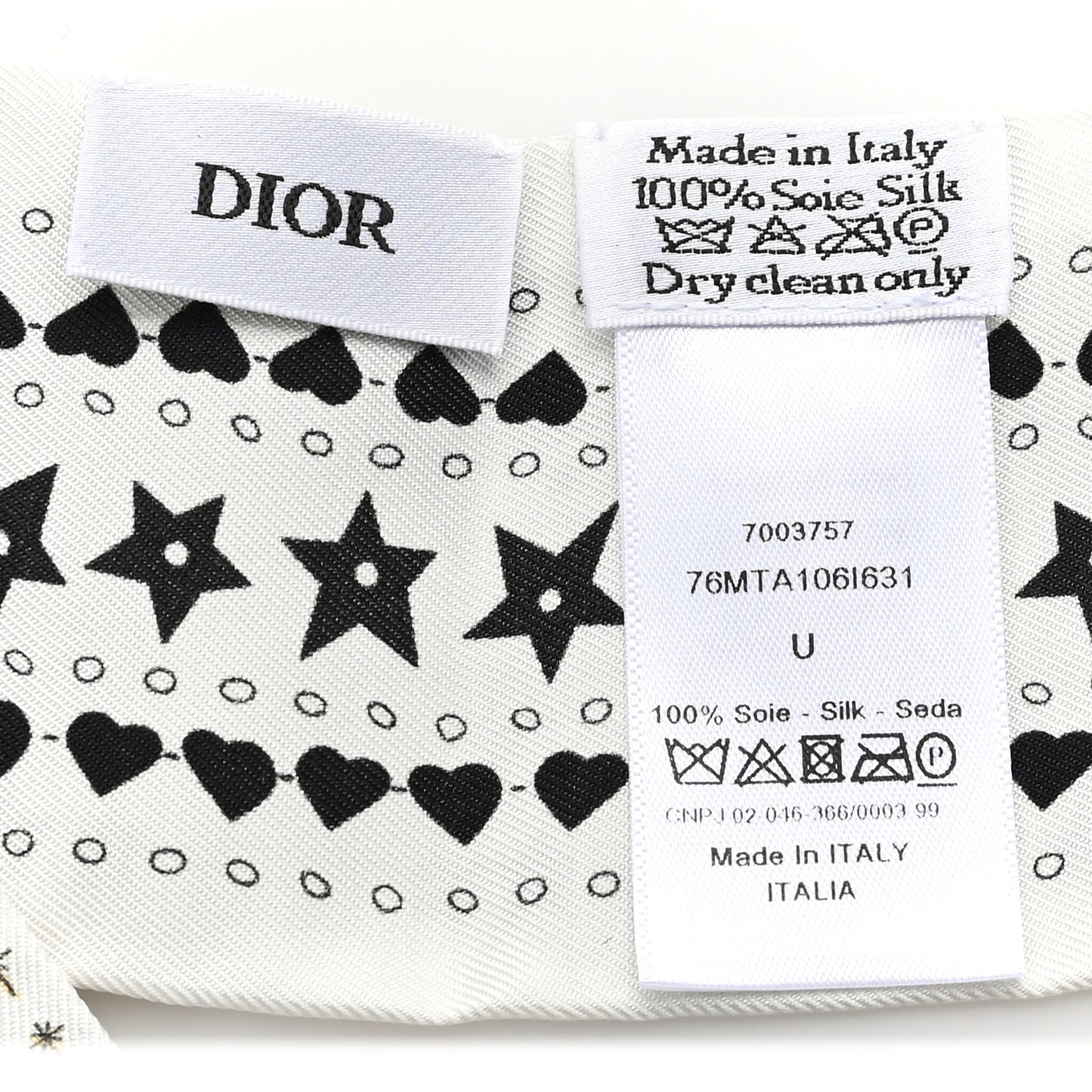 Silk La Papesse Tarot Mitzah Scarf White